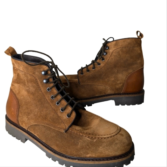 Bruno Magli Brett Lug Sole in Cognac Brown... Size 12 main image 5